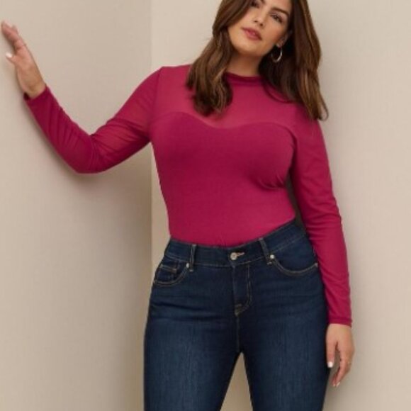 Foxy Mock Neck Top B3 - Picture 1 of 3